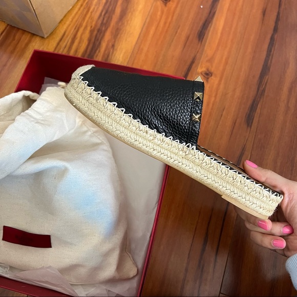 VALENTINO ROCKSTUD ESPADRILLE MULES - Picture 7 of 9